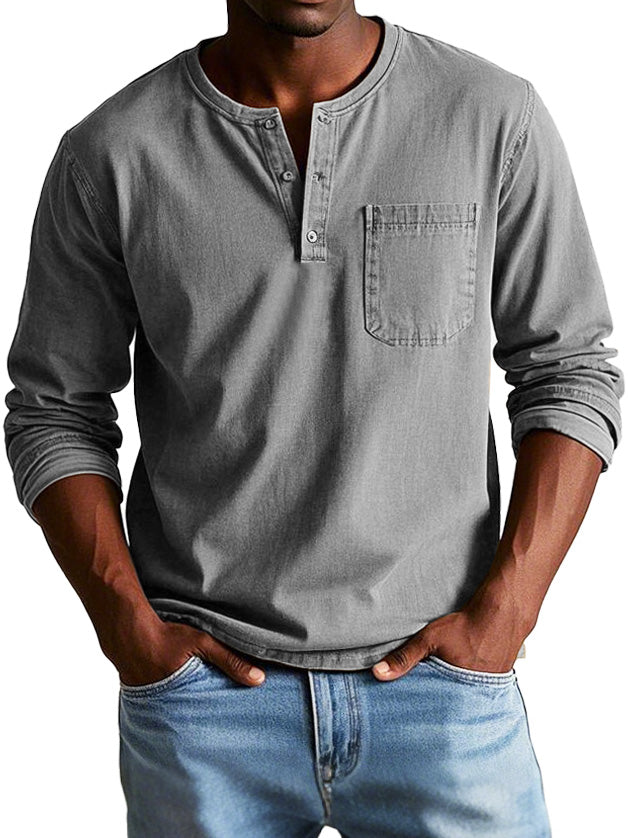 Thomas™ | Classic Long Sleeve Vintage Shirt