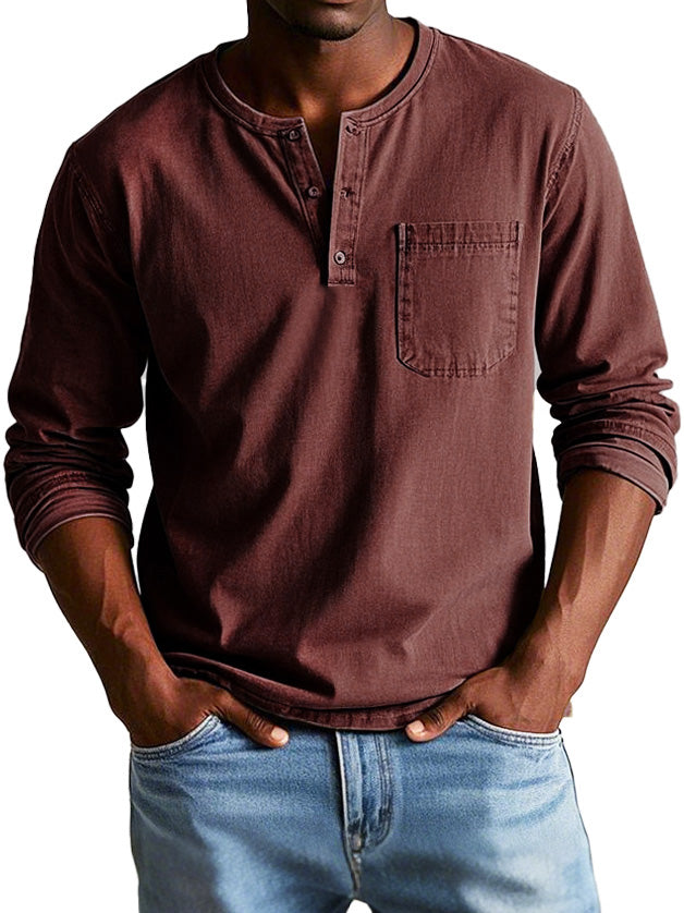 Thomas™ | Classic Long Sleeve Vintage Shirt