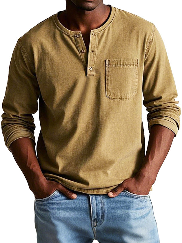 Thomas™ | Classic Long Sleeve Vintage Shirt