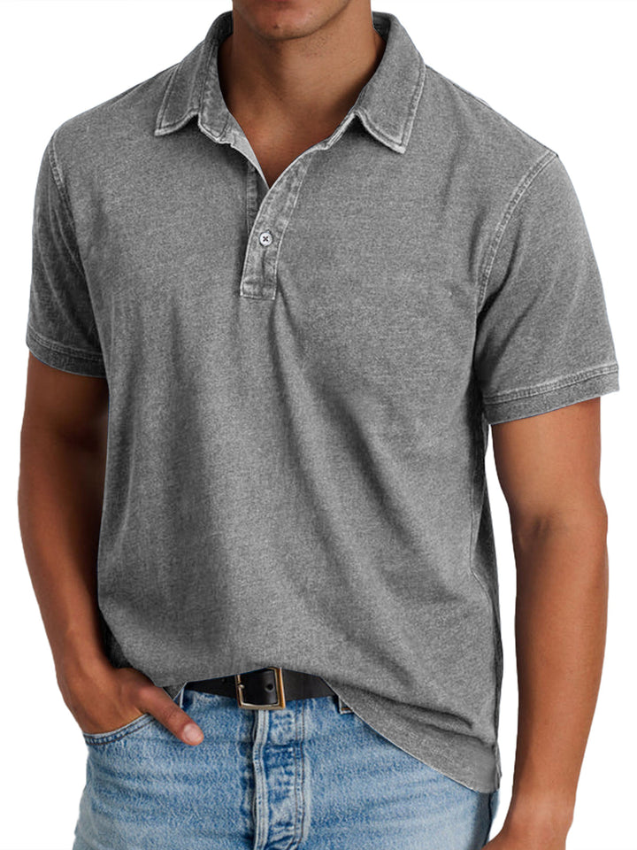 Ewaldar – Classic Button-Up Vintage Polo