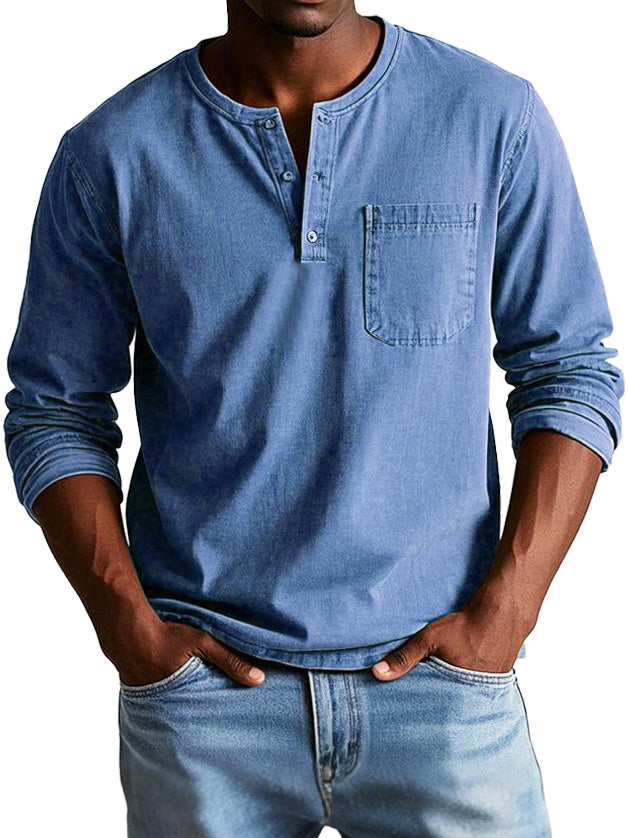 Thomas™ | Classic Long Sleeve Vintage Shirt