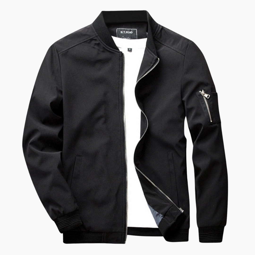 Quino Zip-Up Bomber Jacket