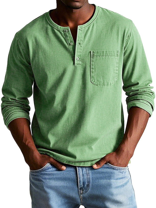 Thomas™ | Classic Long Sleeve Vintage Shirt