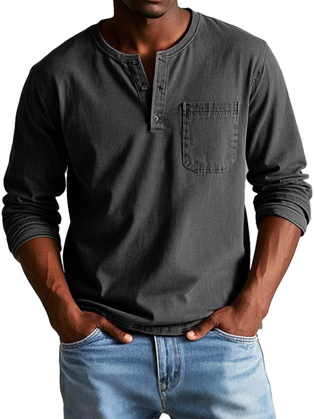 Thomas™ | Classic Long Sleeve Vintage Shirt