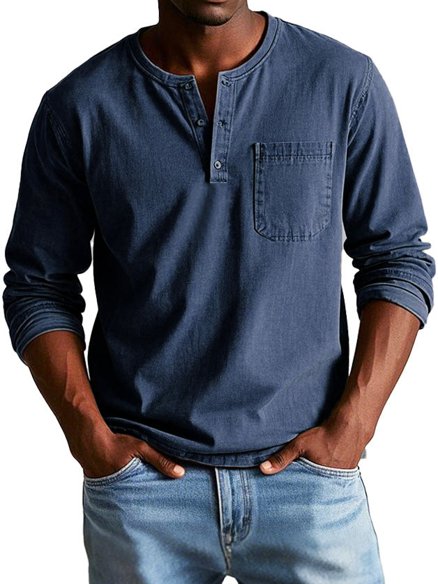 Thomas™ | Classic Long Sleeve Vintage Shirt