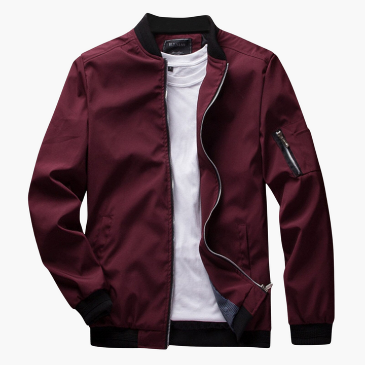 Quino Zip-Up Bomber Jacket